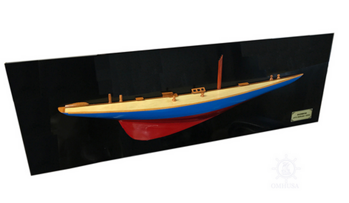 Handmade Pen Duick Rainbow Half-Hull Model Yacht