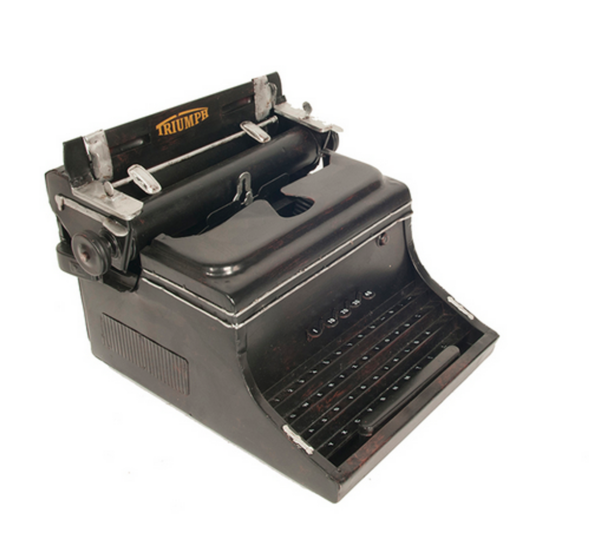 Handmade Tin 1945 Triumph Scale Model Typewriter