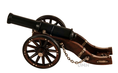 Louis XIV Cannon Handmade Metal Model