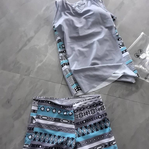 Women's Quick-Dry Printed Bikini Swimsuit