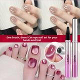 Cat-eye nail polish gel
