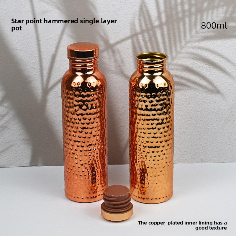 Ayurvedic Copper Plated Sports Water Bottle