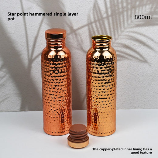 Ayurvedic Copper Plated Sports Water Bottle