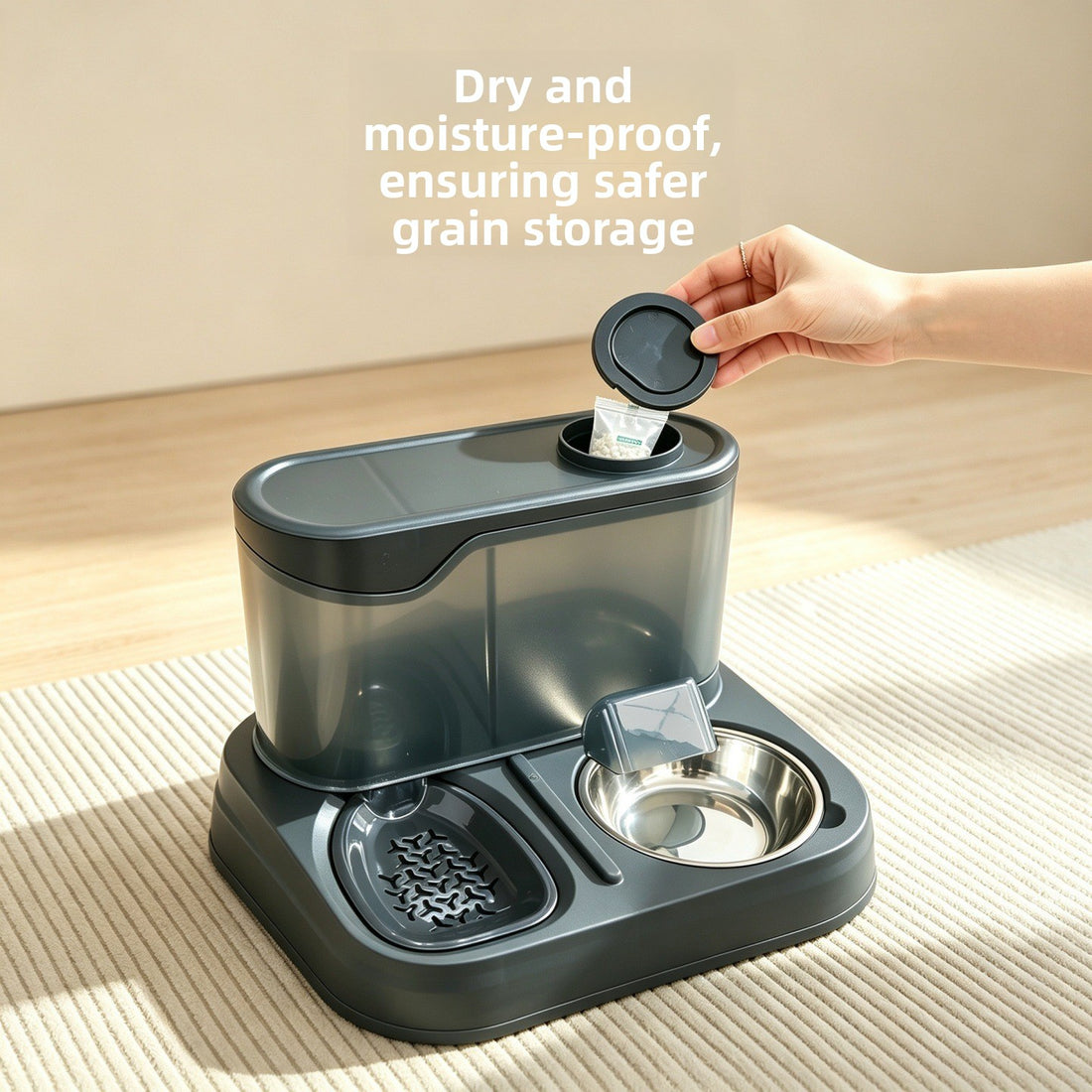 Automatic Pet Feeder and Water Dispenser
