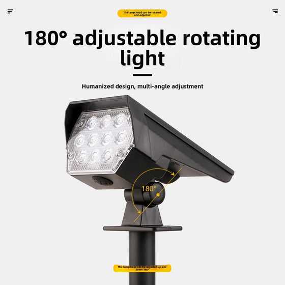 Solar Powered Outdoor Garden Spotlight Garden & Outdoor product image 3