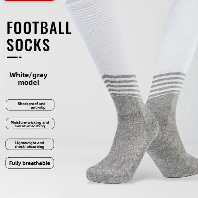 Long anti-slip athletic socks