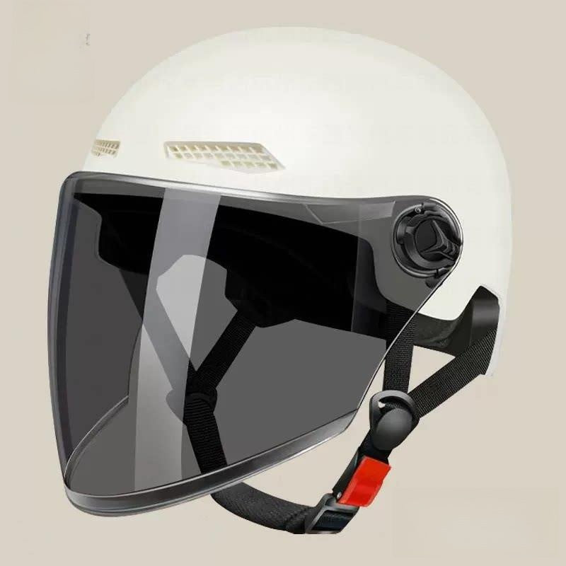 Rainproof Electric Bike Helmet with Sun Visor