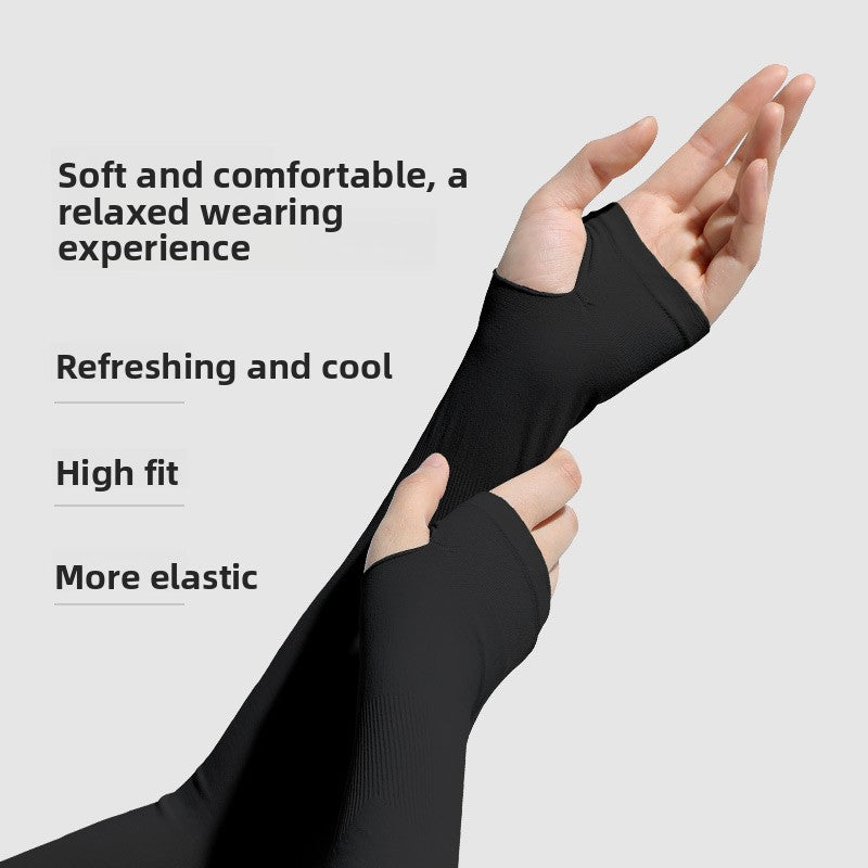 Ice Silk Anti-Slip Wrist Sleeves
