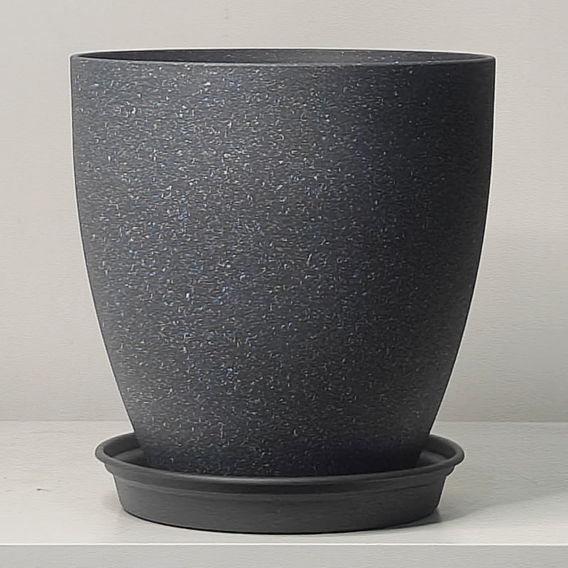 Nordic Style Stone-Look Plastic Plant Pot