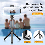 Bluetooth Selfie Stick with Tripod and Fill Light