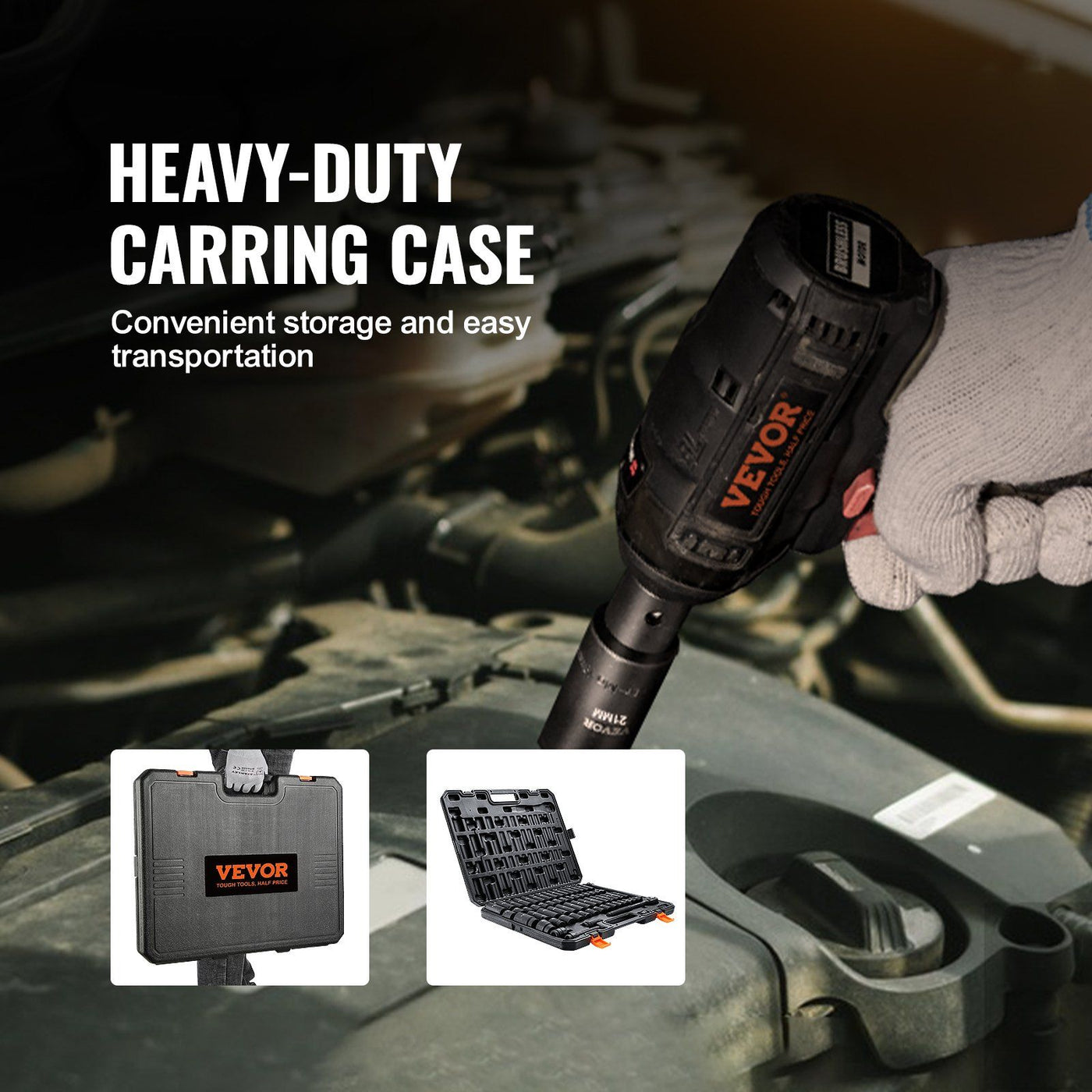 65-Piece Impact Socket Set Cr-V1