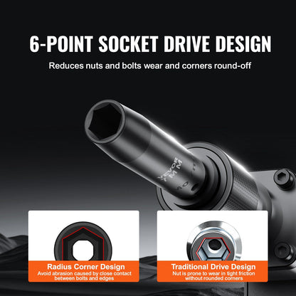 65-Piece Impact Socket Set Cr-V4