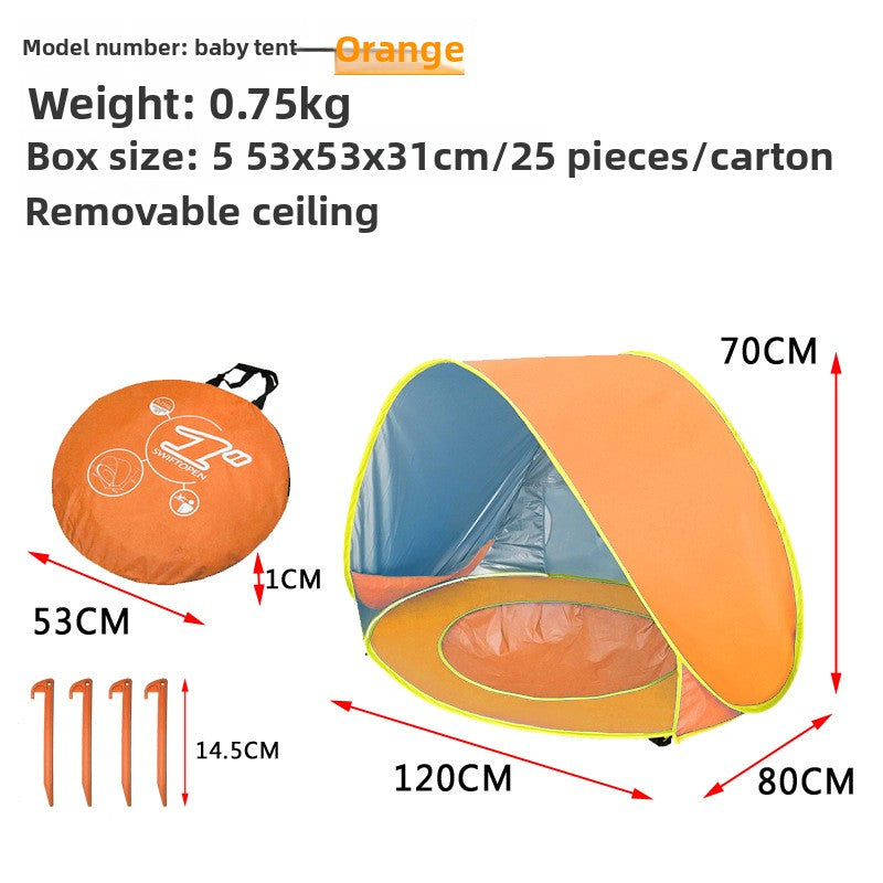 Childrens Baby Beach Sun Shelter Pop Up Tent