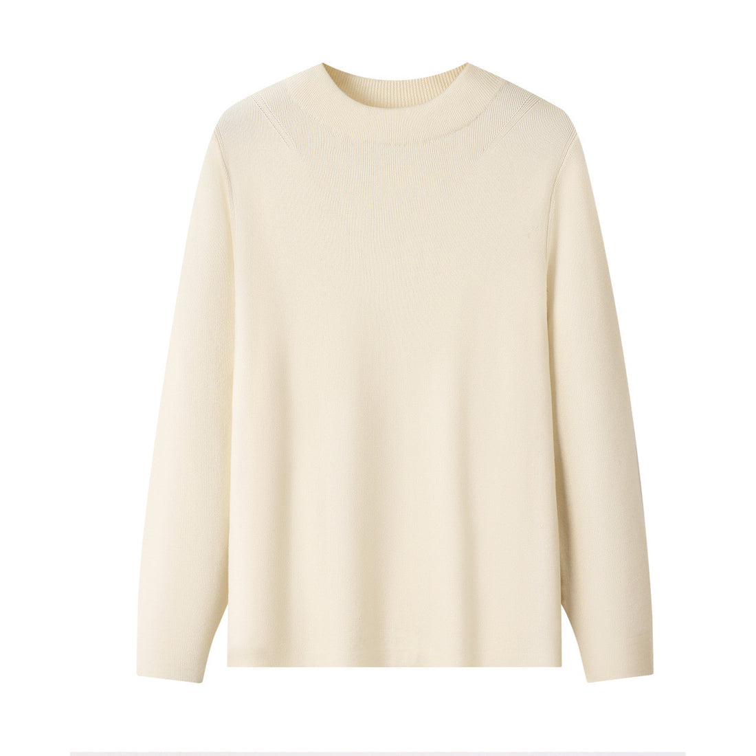 Men's 100% Pure Cotton Round Neck Pullover Long Sleeve