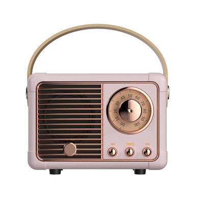 Retro Bluetooth Speaker with USB TF Card Support