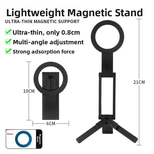 Aluminum Alloy Magnetic Phone Holder Multi-Functional Rotating Stand