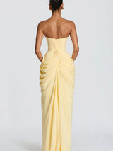 Elegant One Shoulder Evening Gown