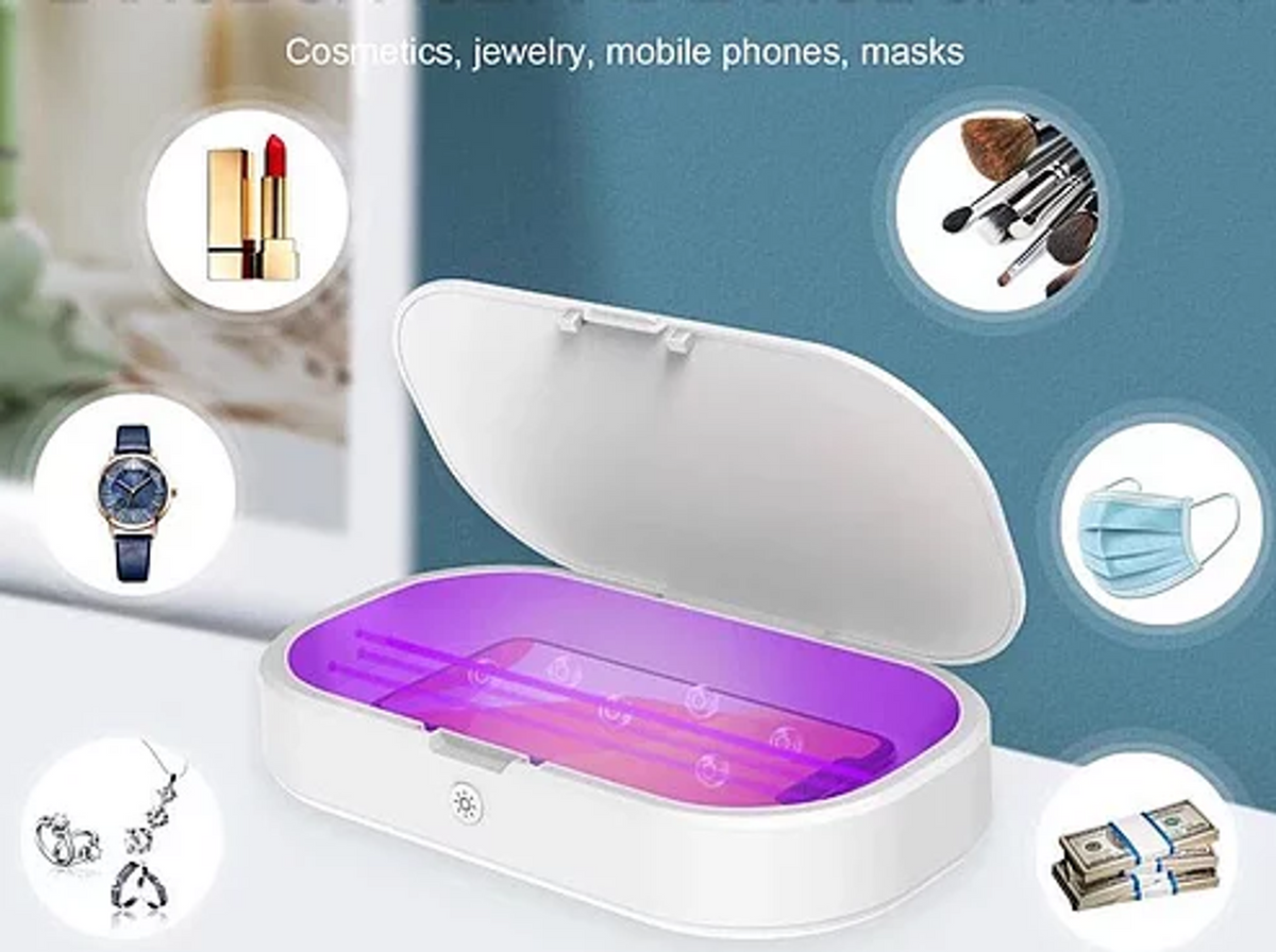 UV Sanitizer Box with Wireless Charging