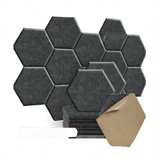 Hexagonal grille acoustic panel