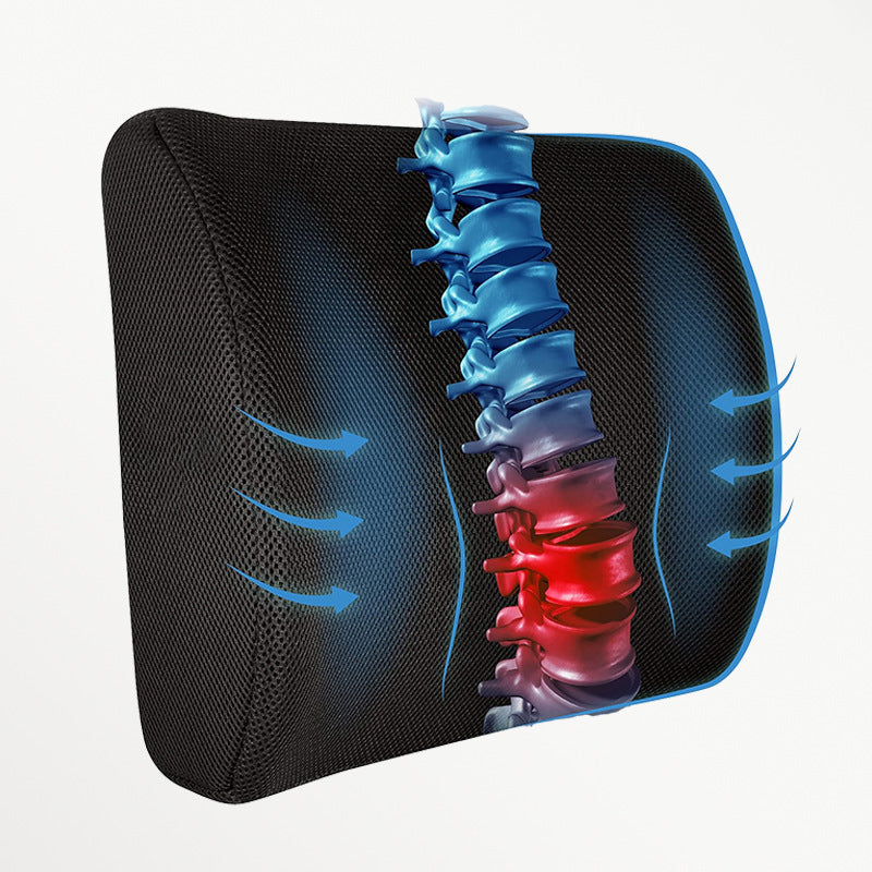 Ergonomic Memory Foam Lumbar and Seat Cushion Health & Wellness product image 1