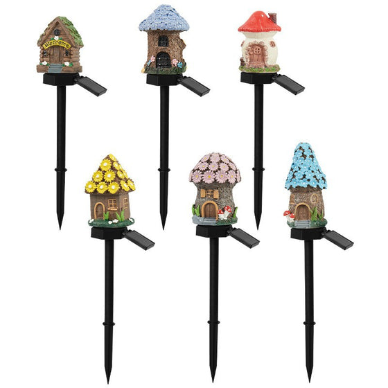 Solar Powered Resin House Garden Light with LED Outdoor & Pond Lighting product image 5