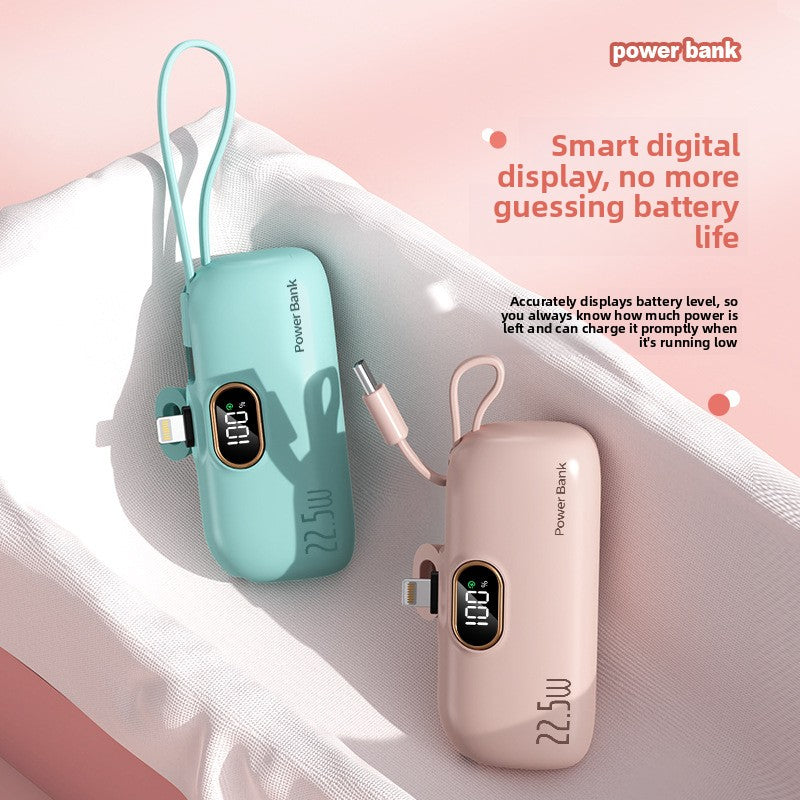 Portable Capsule Power Bank 5000mAh