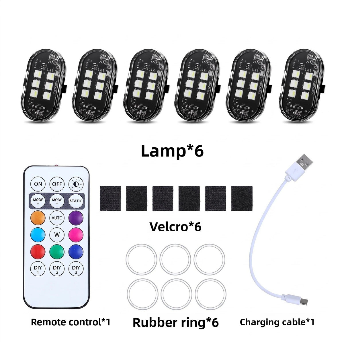 Wireless remote-control airplane lights