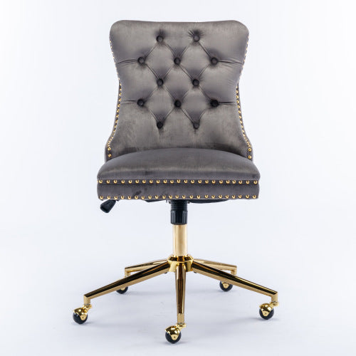 Tufted Velvet Home Office Chair