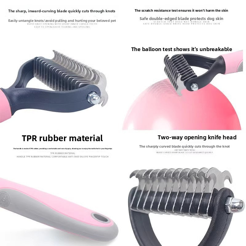 Pet comb Teddy Golden Retriever Loop-removing Comb