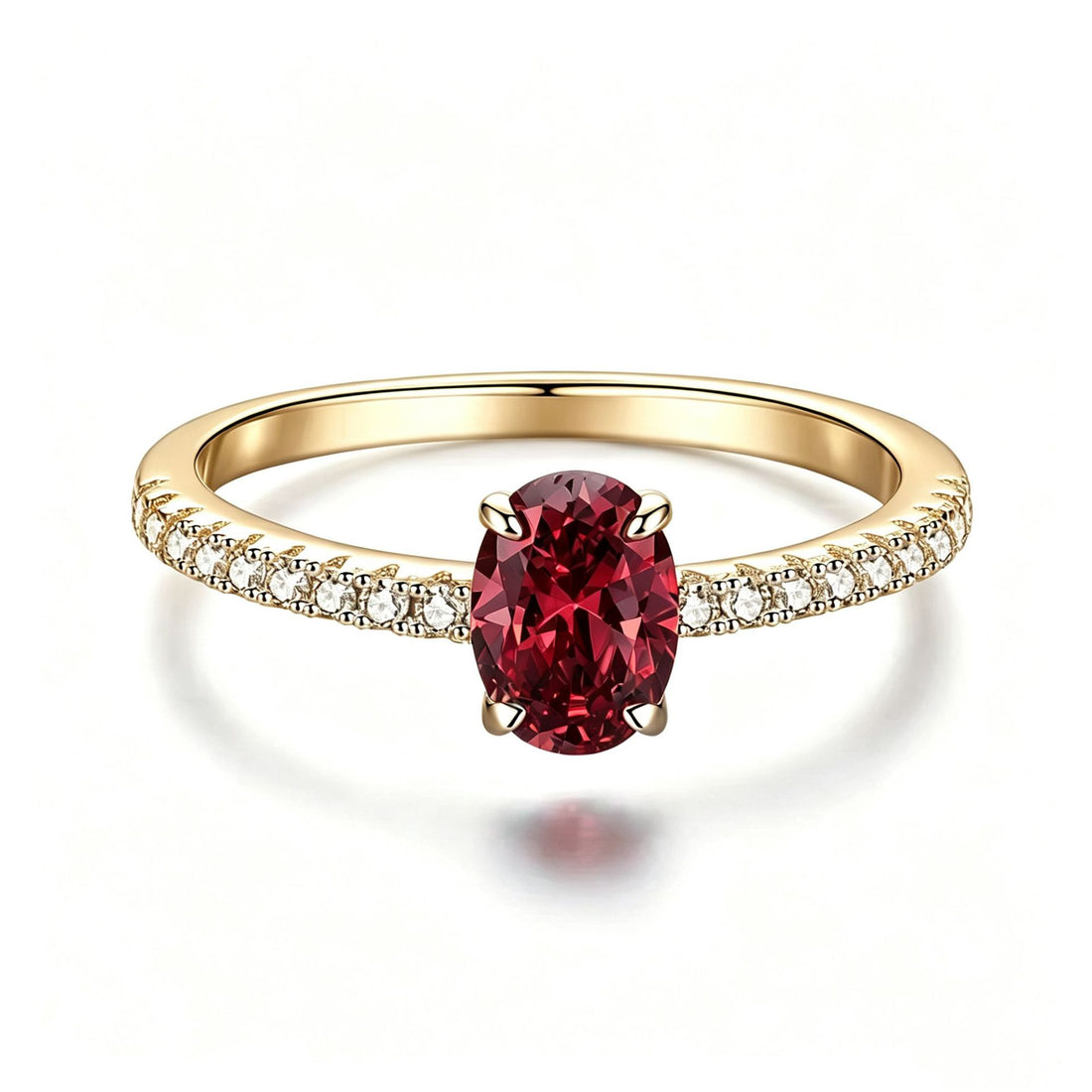 Natural Gemstone Birthstone Ring