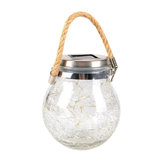 Solar Cracked Glass Bottle Light Garden & Outdoor product image 5