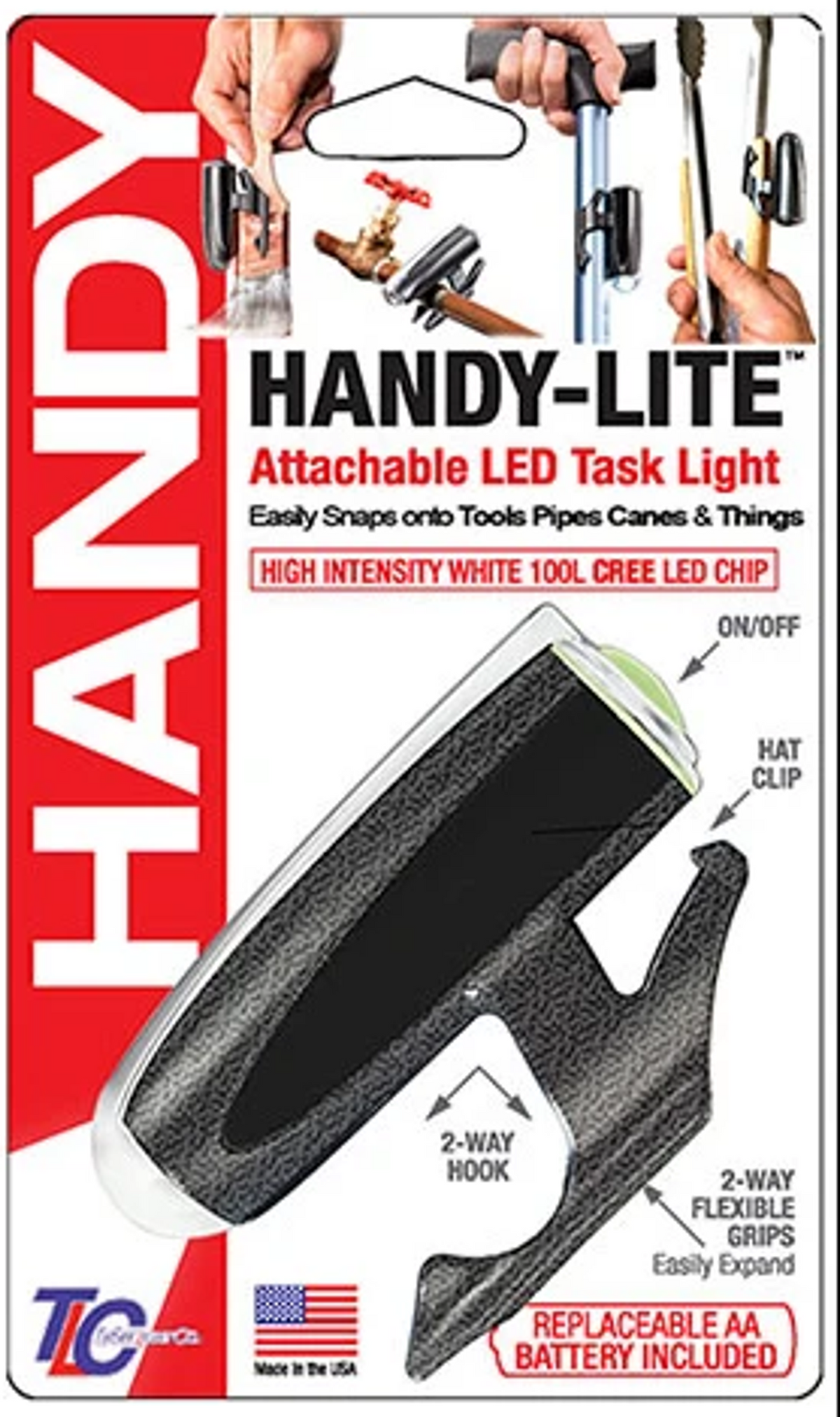 Tipsee Handy-Lite Snap-On Flashlight Assortment