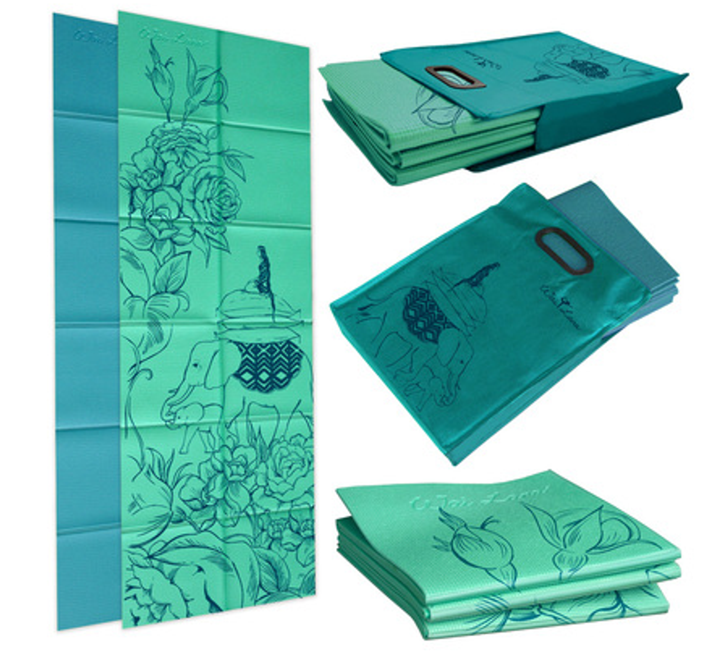 Wai Lana Folding Yoga Mat & Tote