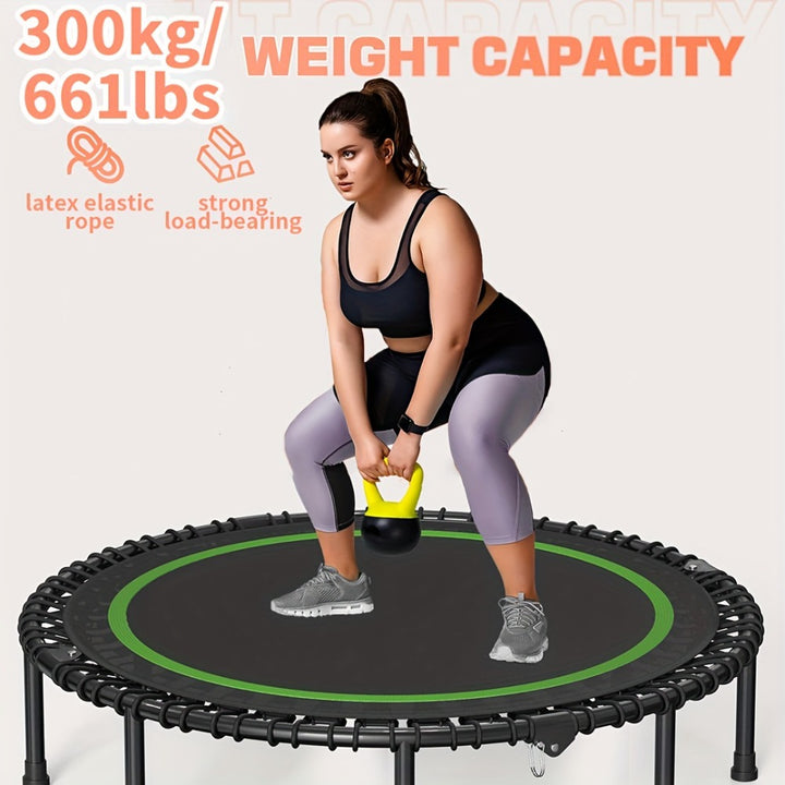 40 inch mini trampoline for adult fitness, 661 lb capacity