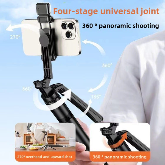 Bluetooth Phone Tripod with Fill Light and Stabilizer Phone Accessories product image 2