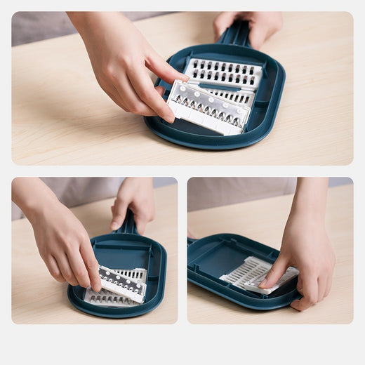 Vegetable slicer peeling potato