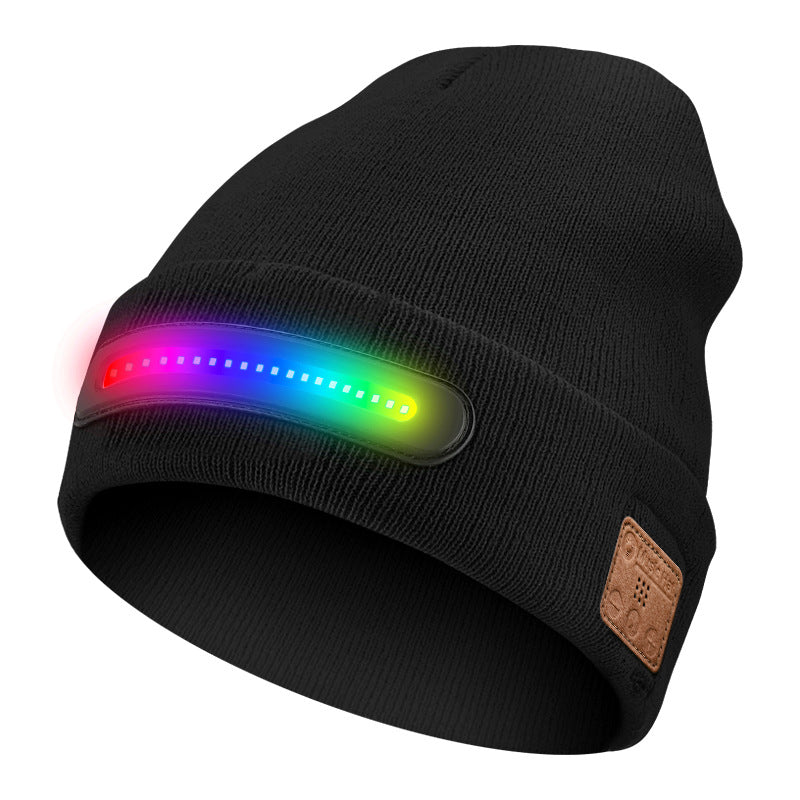 LED Bluetooth Music Light Up Knitted Hat Rechargeable