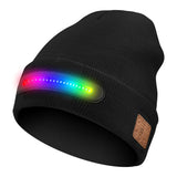 LED Bluetooth Music Light Up Knitted Hat Rechargeable