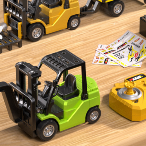 Mini Alloy Engineering Vehicle Model Toy