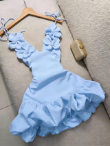 Floral Strap Holiday Dress