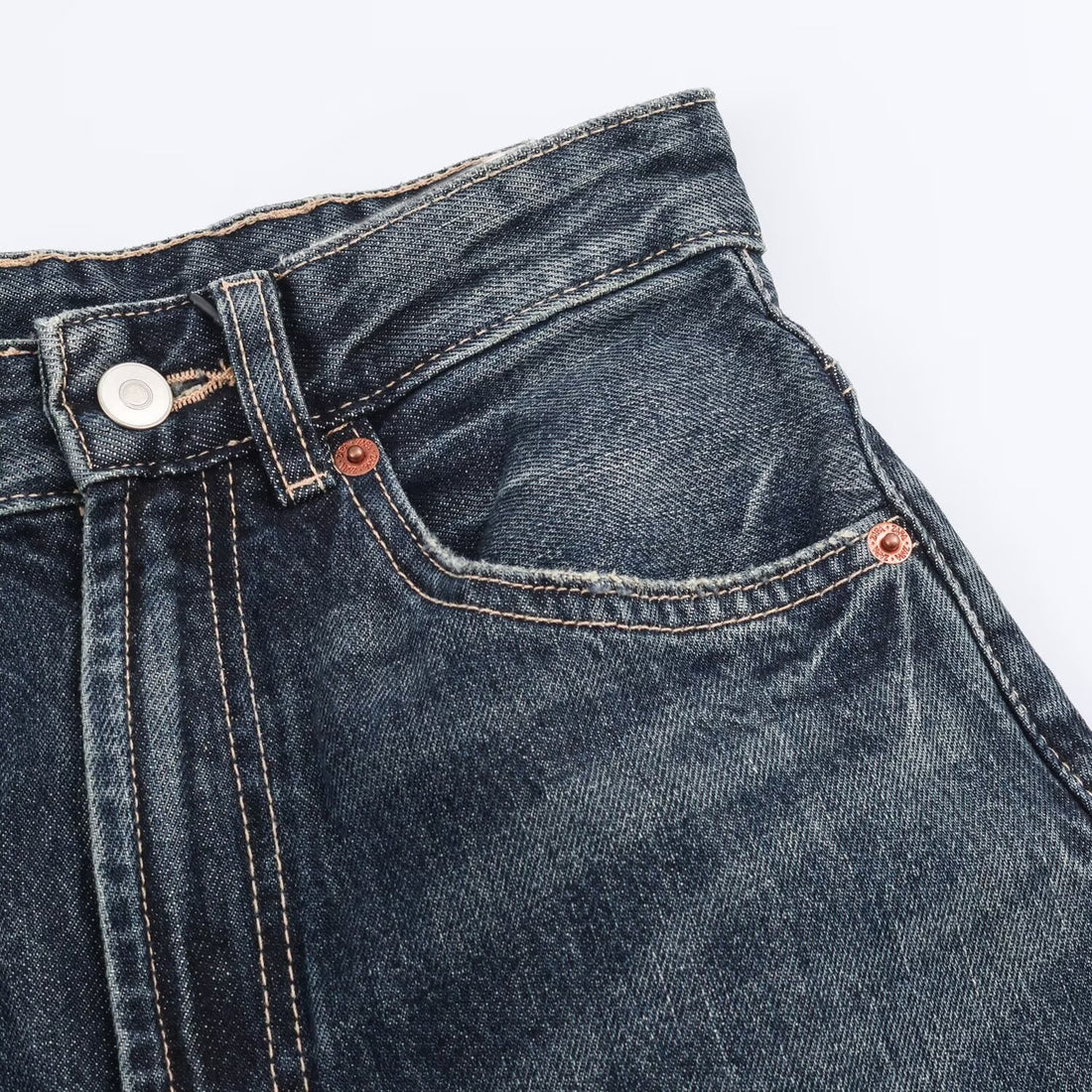 Women's high waist wide leg denim jeans, photo 4