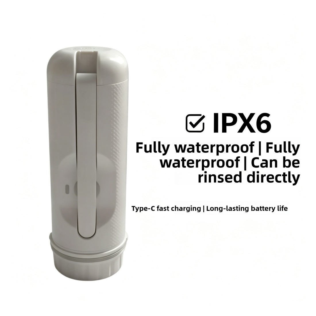 Portable Electric Body Washer with Multiple Cleaning Modes