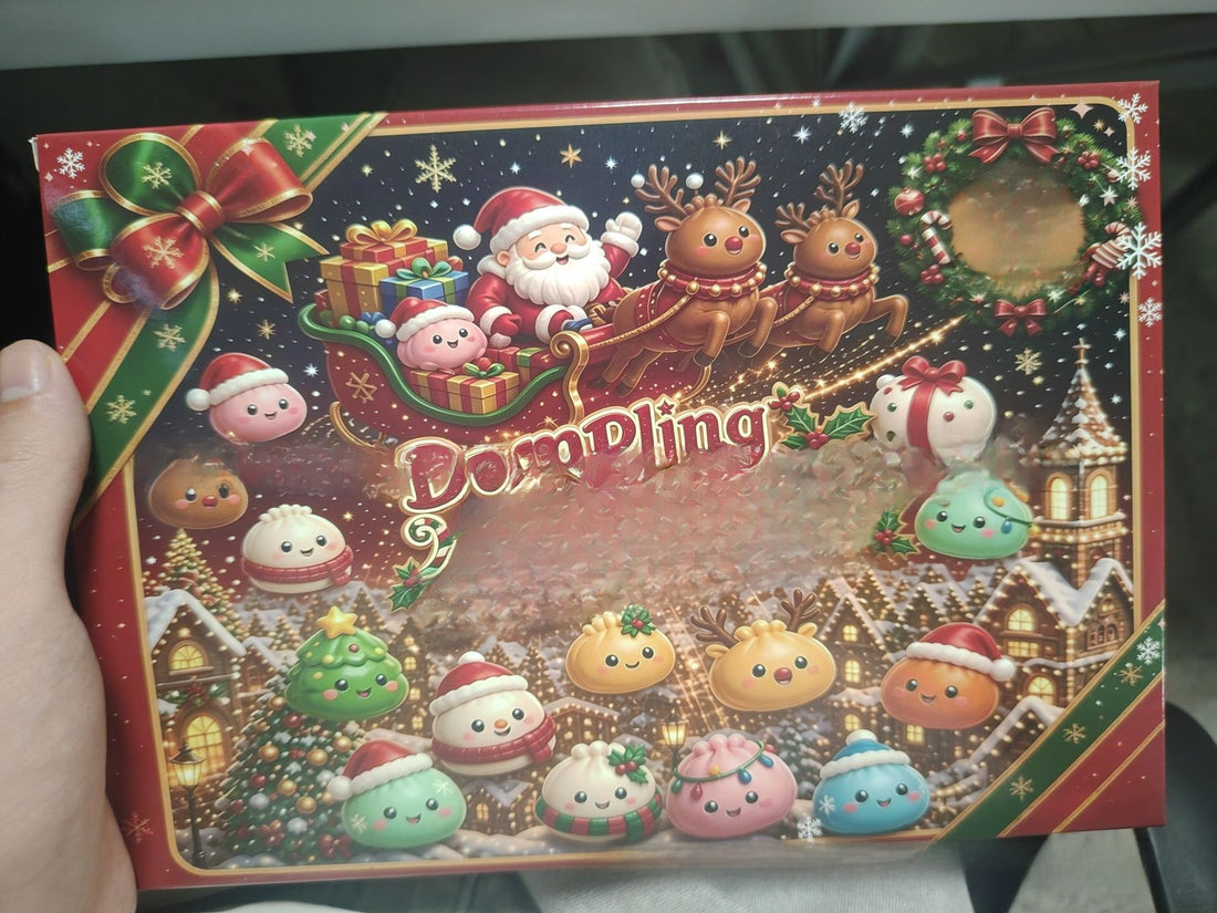 Christmas Squishies Advent Calendar 24 Days Squishy Toy Holiday Countdown