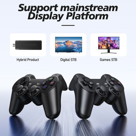 Wireless 2.4G Dual Game Controller with Motion Sensing