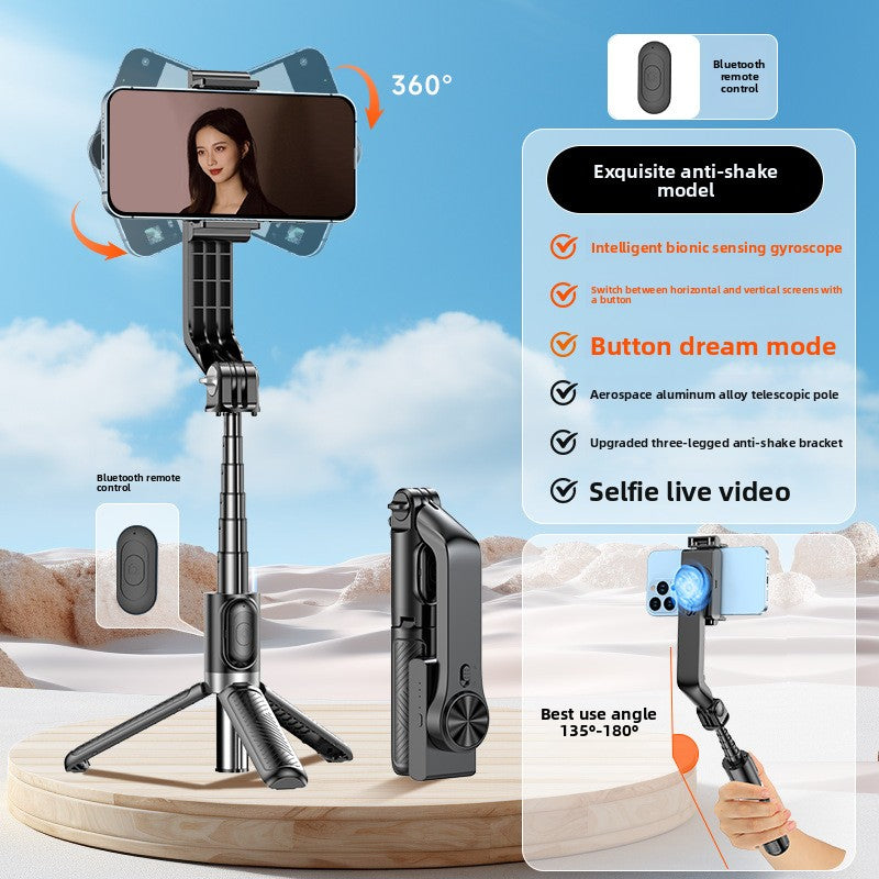 Smartphone Three-Axis Stabilizer Gimbal with AI Tracking