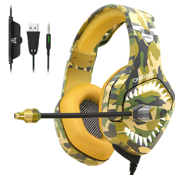 Camouflage Headphones Gaming Electronics product image 1