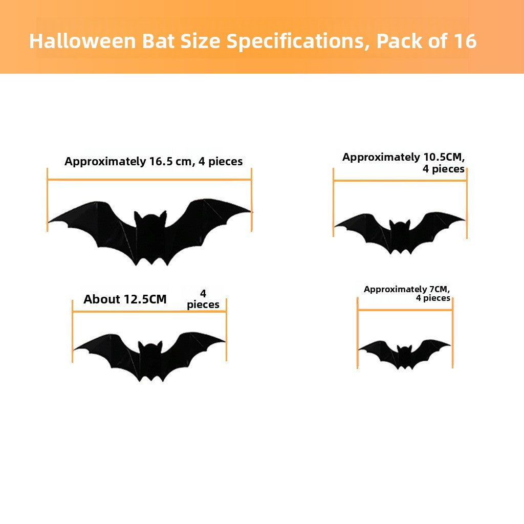 3D Halloween Bat Wall Stickers