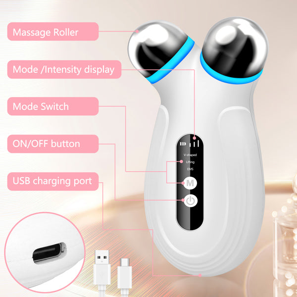 EMS facial device side profile