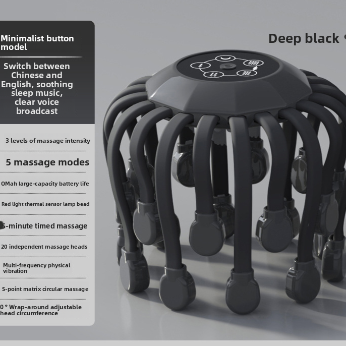 Electric Head Massager with Bluetooth and 20 Claws Health & Wellness product image 4