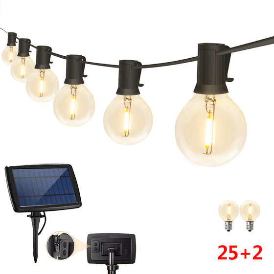 Solar Powered G40 Outdoor Decorative Light String Garden & Outdoor product image 5